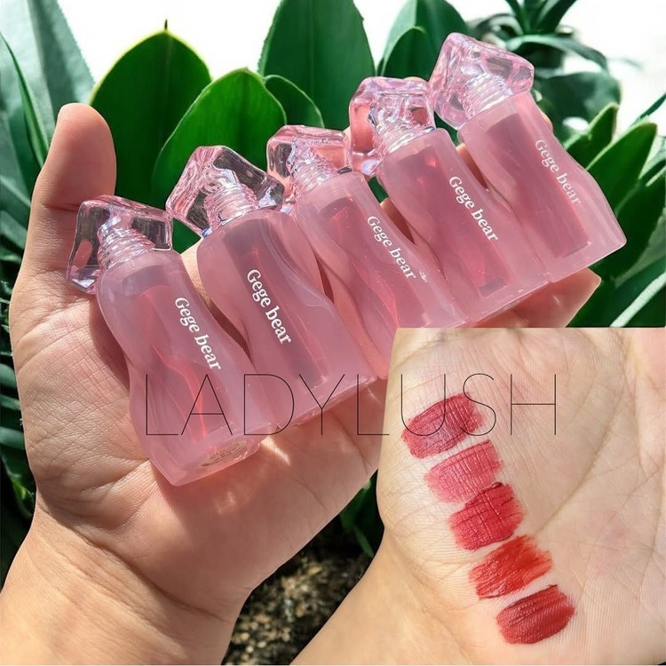 رژلب مخملی با پوکه جذاب Gege Bear رژلب مایع مات