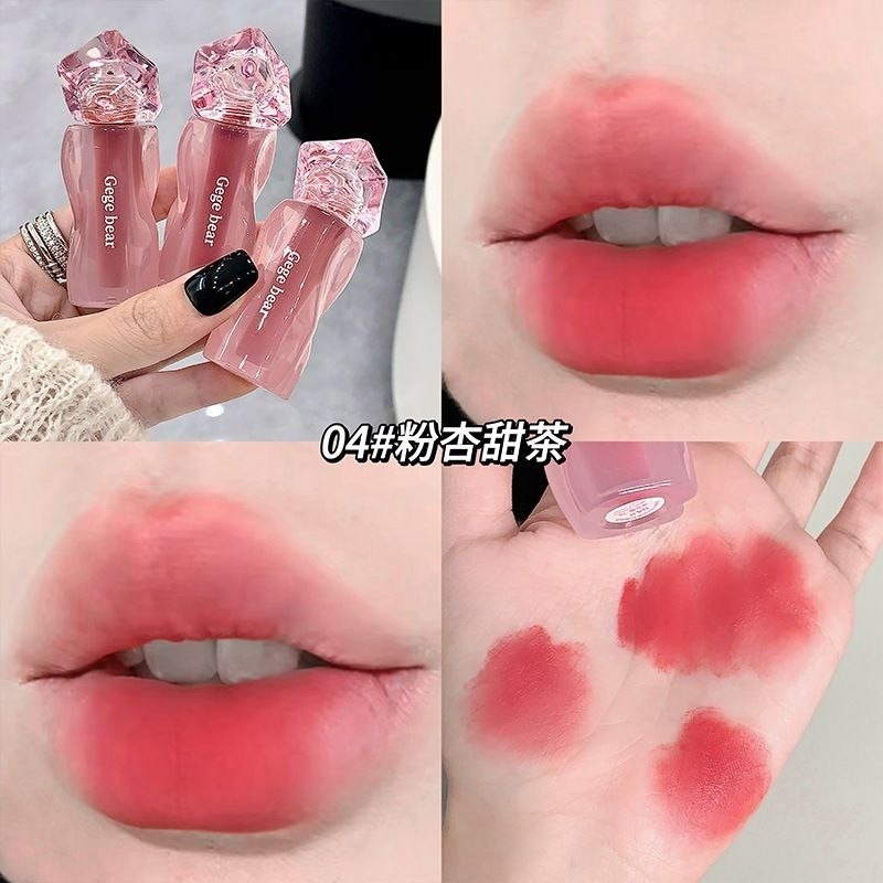 رژلب مخملی با پوکه جذاب Gege Bear رژلب مایع مات