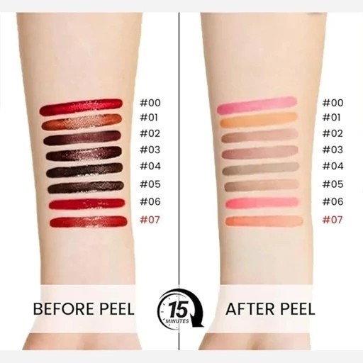 رژلب پیل آف برند olibolla رژلب استخری رژلب پیلاف اولیبولا