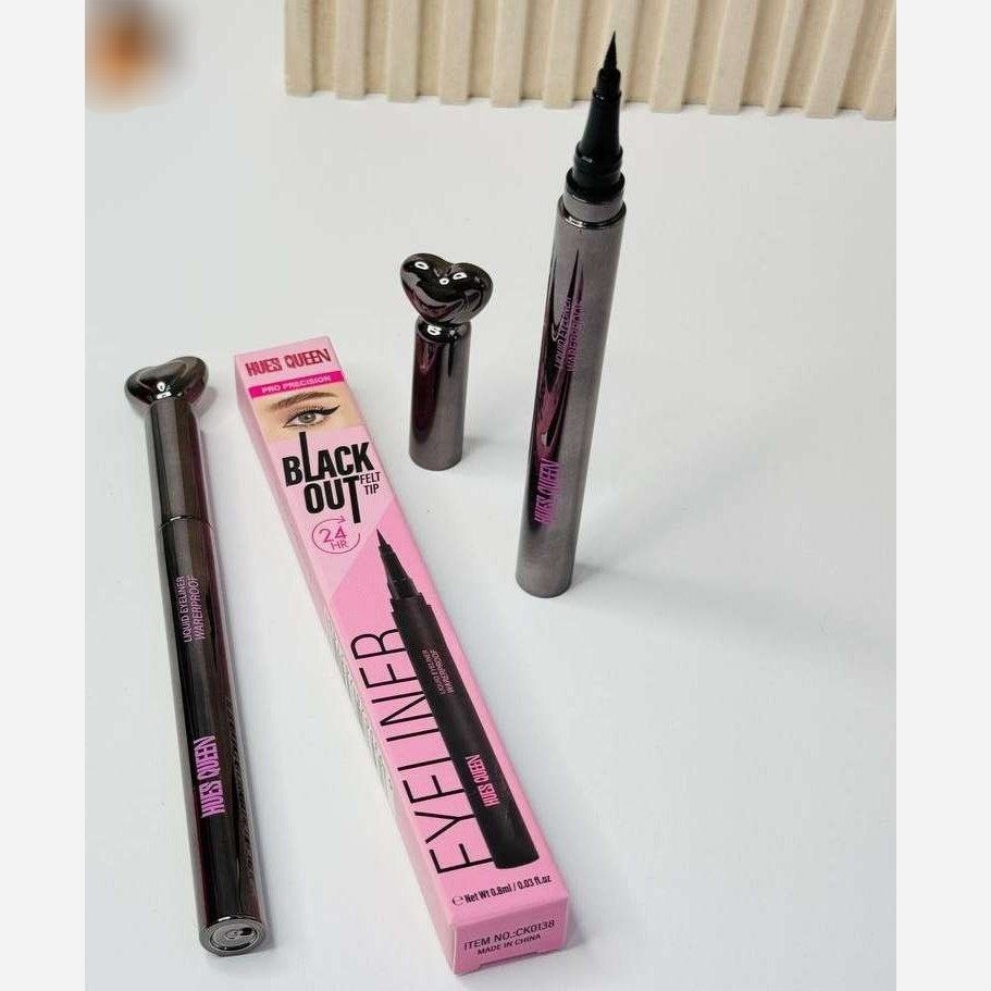 خط چشم ماژیکی قلبی HUES QUEEN خط چشم ماژیکی سر قلبی