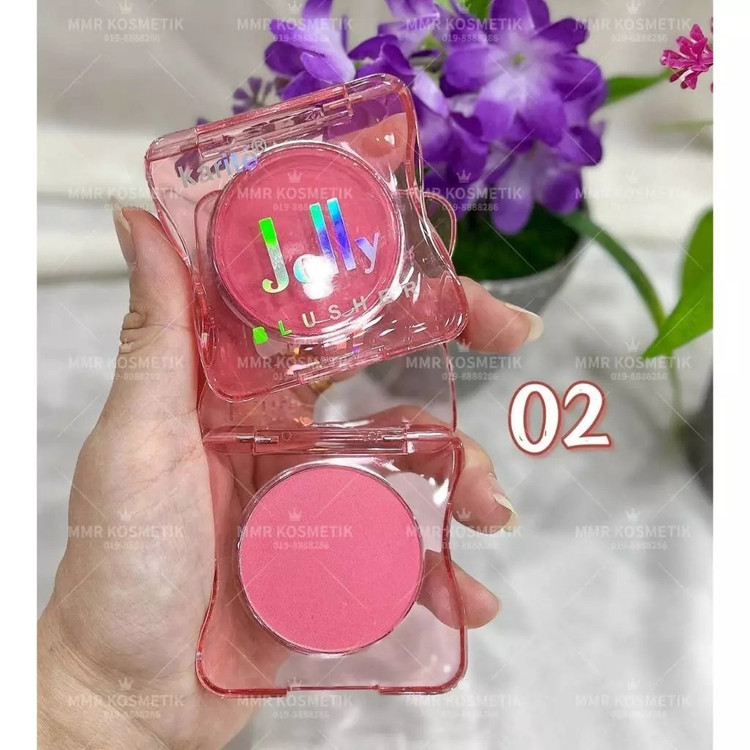 رژگونه شیشه ای پینترستی با پیگمنت بالا رژگونه صورتی رژگونه پودری