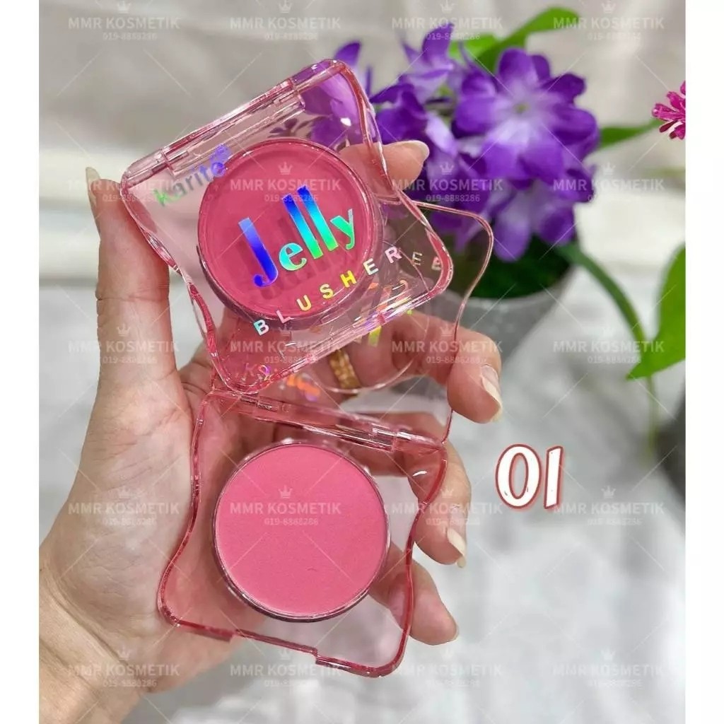 رژگونه شیشه ای پینترستی با پیگمنت بالا رژگونه صورتی رژگونه پودری
