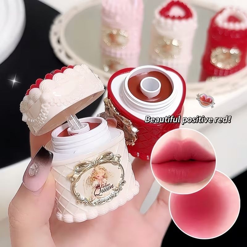 رژلب پینترستی دوپ فلاورنوز رژلب مات براش دار رژ لب خمیری