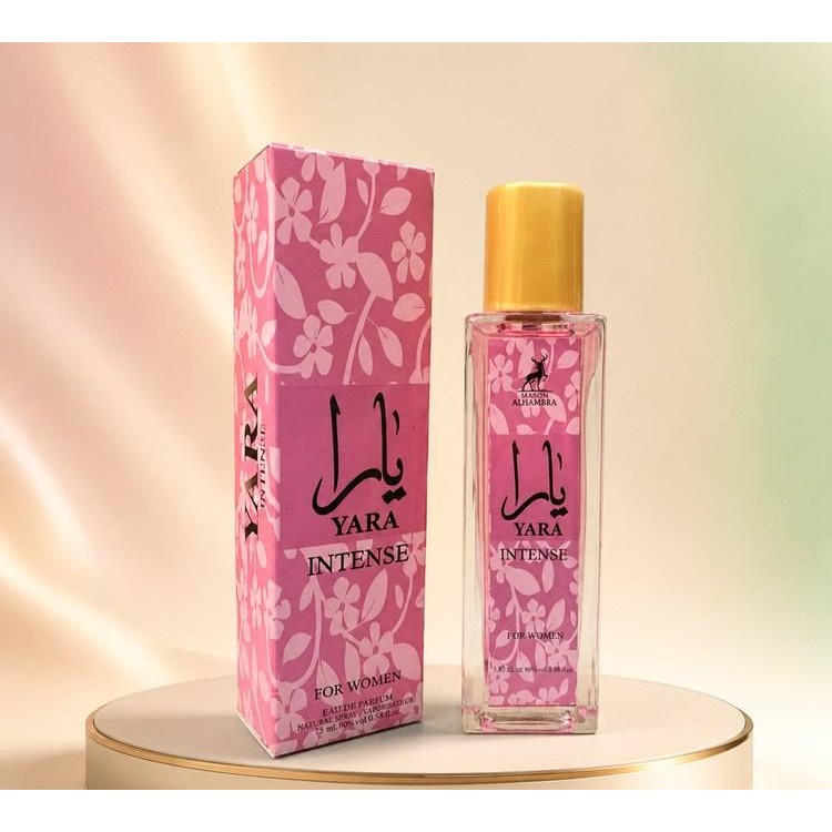 عطر یارا صورتی اینتنس الحمبرا 35 میل عطر زنانه