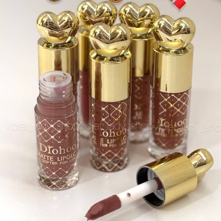 رژلب مایع مات و مخملی قلبی 24 ساعته دروهو Drohoo