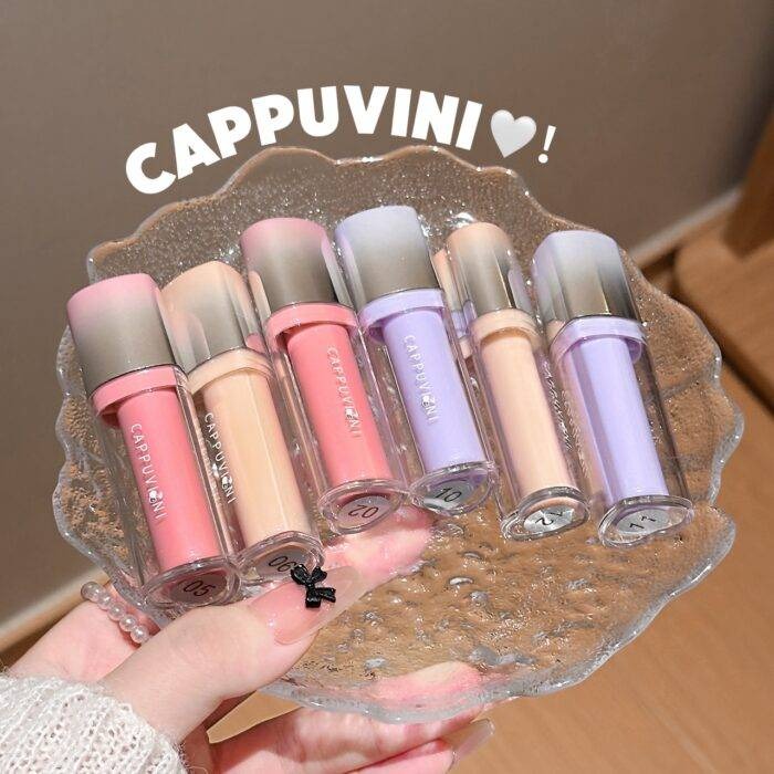 رژلب خیس پاستیلی Cappuvini لیپ گلاس شیشه ای