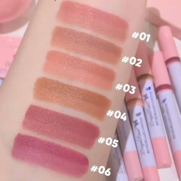 رژلب پیچی دورنگ جامد استیکی دراگون رانه Dragone Ranee مدل Bicolor Lazy رژلب دو رنگ پیچی دراگون