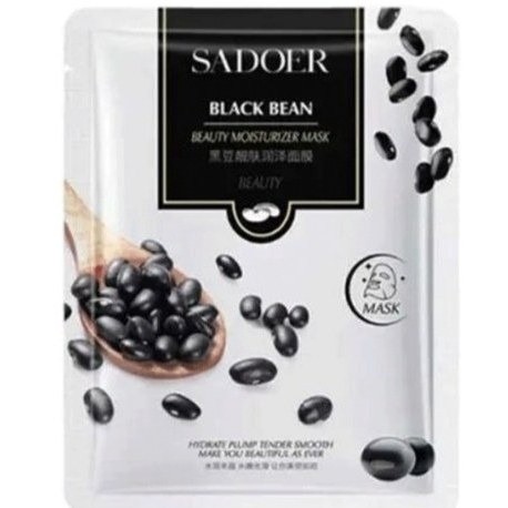 ماسک ورقه ای لوبیا سیاه سادور مرطوب کننده و آبرسان ماسک ورقه ای SADOER Black Bean Mask