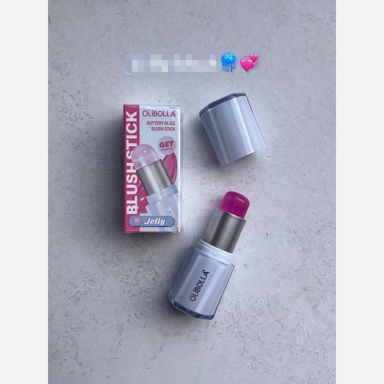 رژگونه حرارتی شیشه ای طرح شیگلم برند اولیبالا OLIBOLLA (معروف به رژگونه ژله ای)
