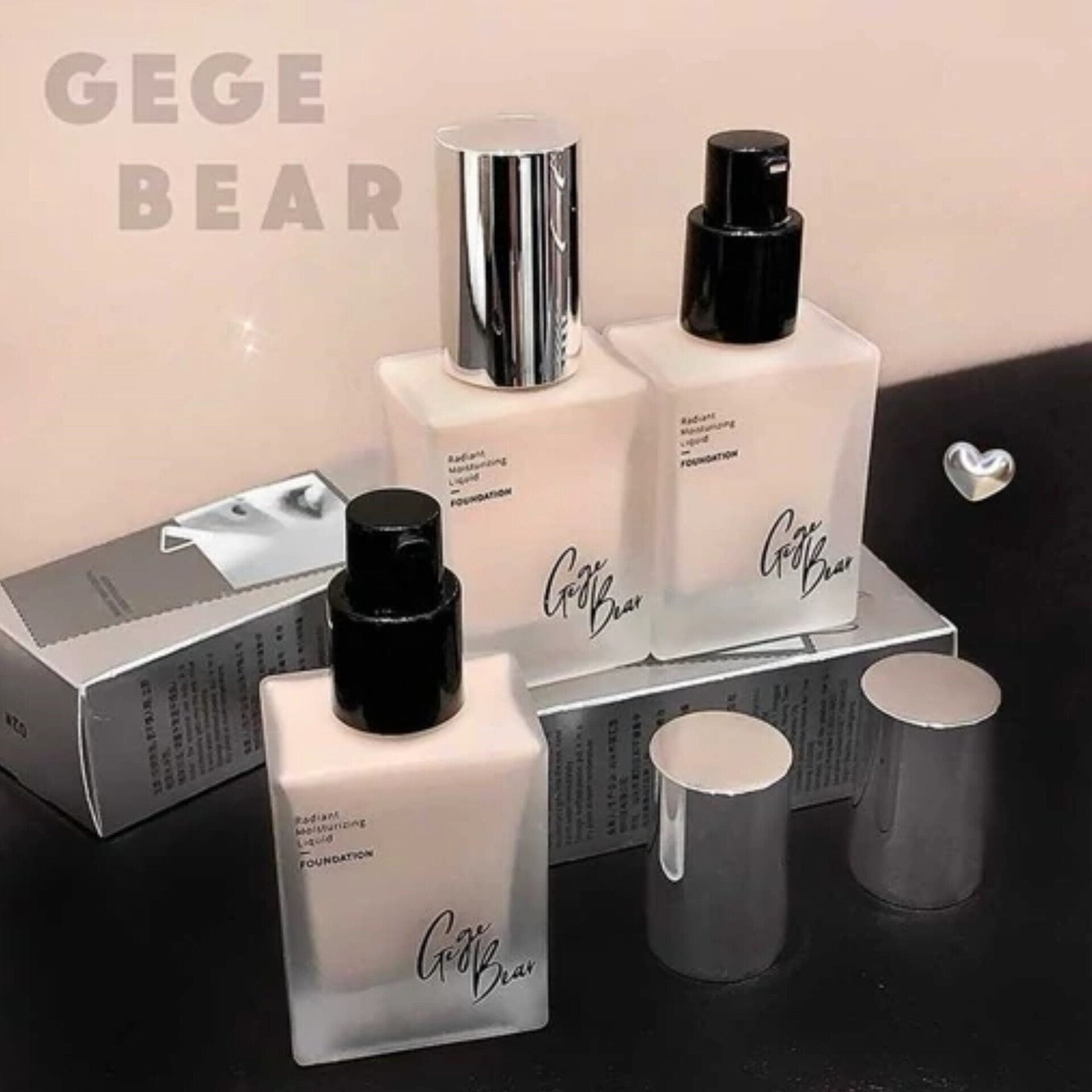 کرم پودر gege bear کرم پودر دارای آبرسان بافت نرم و لطیف کرمپودر Gege Bear