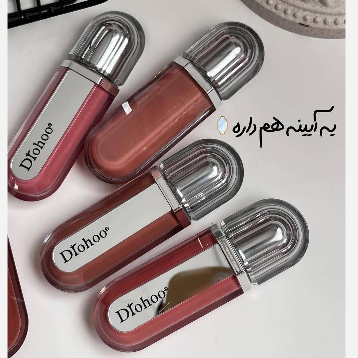 لیپ گلاس آینه دار کیکو دروهو drohoo لیپ گلاس دوپ کیکو پاییزی لیپگلاس کیکو