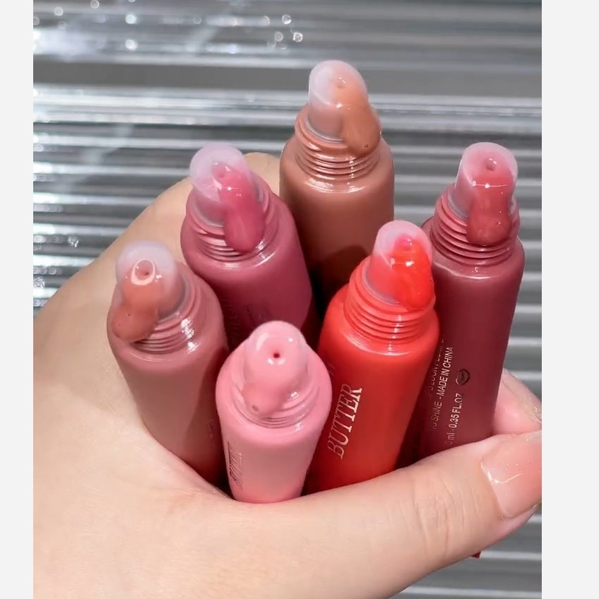 لیپ گلاس آویزدار دوپ دیور Dior برند Drohoo رژلب خیس شاین دار جعبه دارد