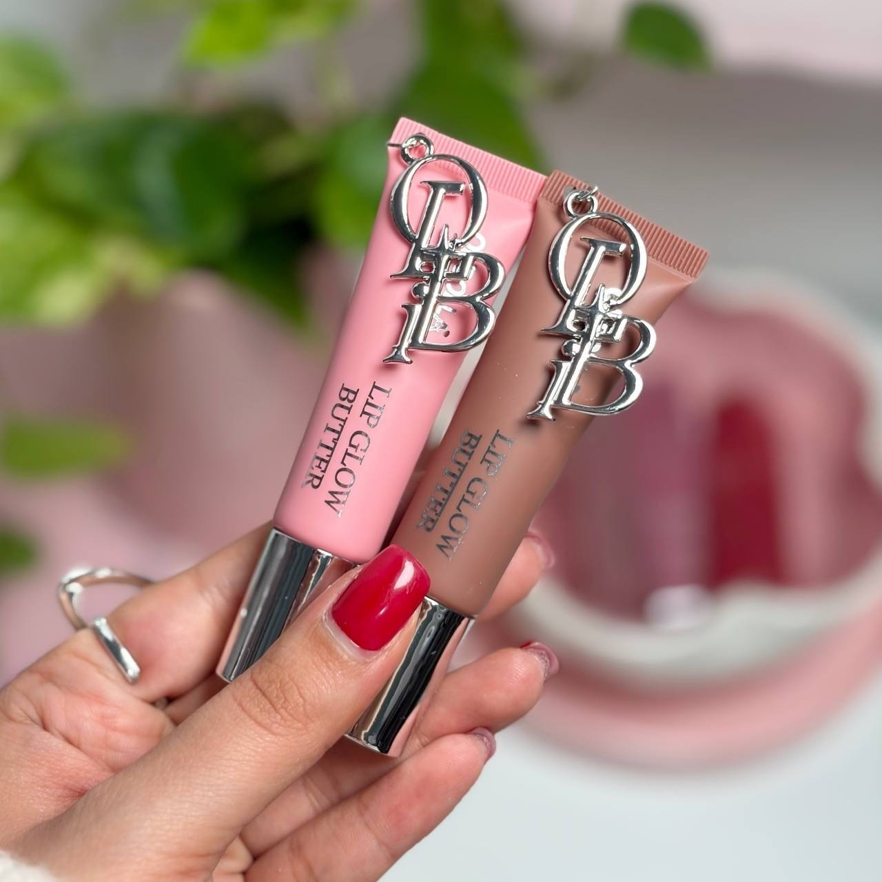 لیپ گلاس آویزدار دوپ دیور Dior برند Drohoo رژلب خیس شاین دار جعبه دارد