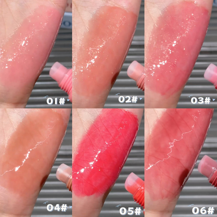 لیپ گلاس آویزدار دوپ دیور Dior برند Drohoo رژلب خیس شاین دار جعبه دارد