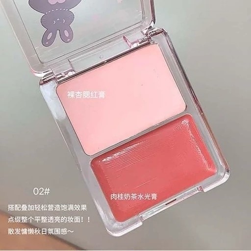 رژگونه کرمی کره ای خرگوشی Cappuvini رژگونه خیس رژگونه چرب