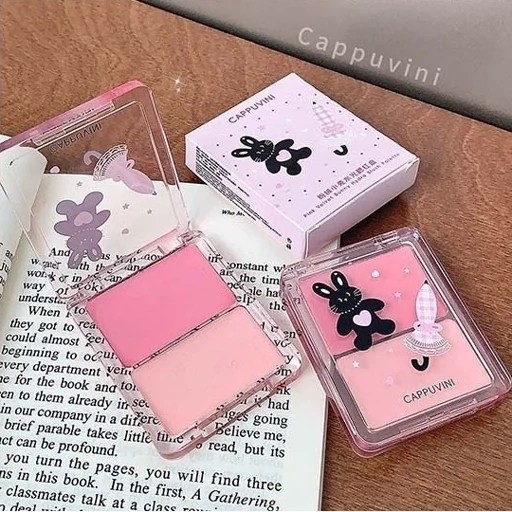 رژگونه کرمی کره ای خرگوشی Cappuvini رژگونه خیس رژگونه چرب