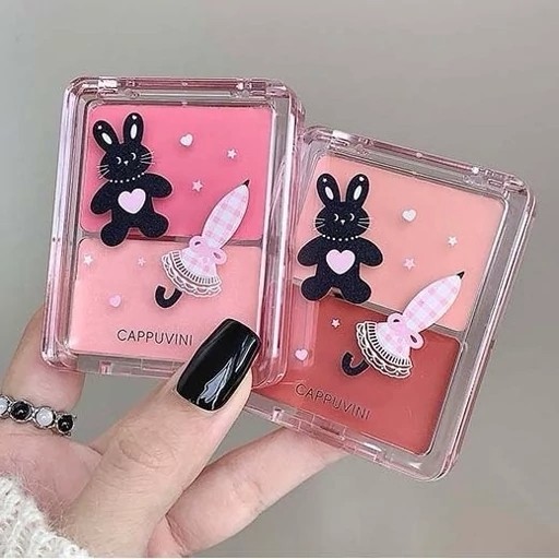 رژگونه کرمی کره ای خرگوشی Cappuvini رژگونه خیس رژگونه چرب