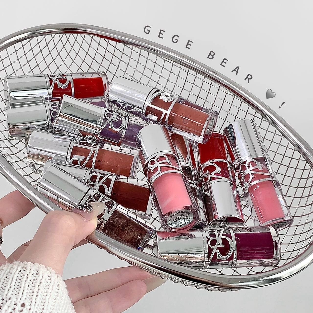 لیپ گلاس دوپ Ysl برند Gege Bear لیپ گلاس ایو سن لورن وای اس لیپگلاس دوپ YSL برند Gege Bear لیپ گلاس ایو سن لورن