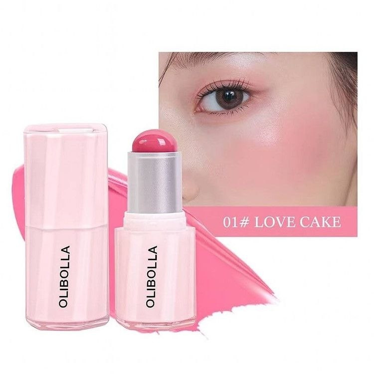 رژگونه کره ای دوپ شیگلم برند OLIBOLLA رژگونه استیکی اولیبولا رژگونه کره ای اولیبولا