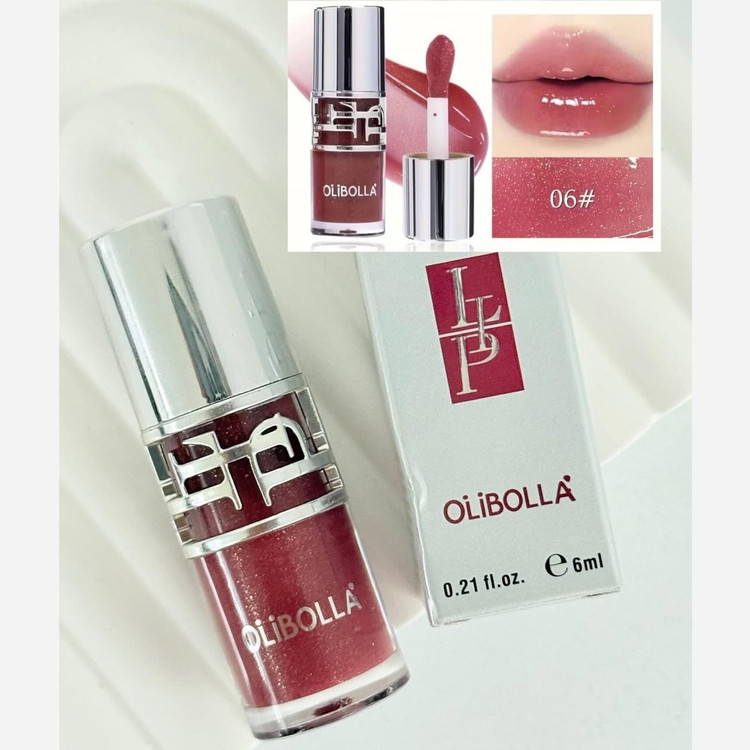 لیپ گلاس دوپ YSL برند Olibolla لیپگلاس شاین دار دوپ Ysl