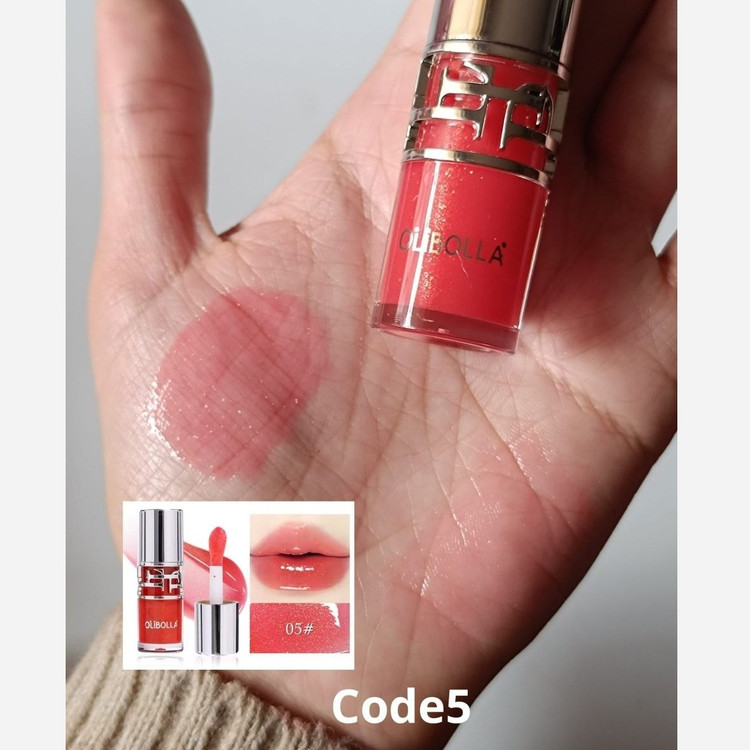 لیپ گلاس دوپ YSL برند Olibolla لیپگلاس شاین دار دوپ Ysl