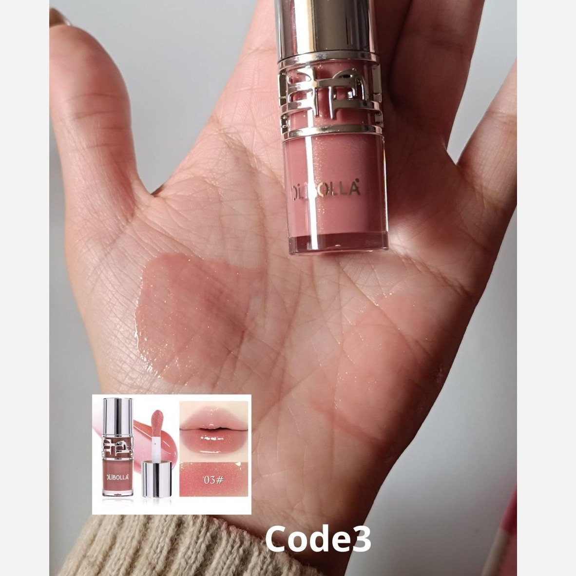 لیپ گلاس دوپ YSL برند Olibolla لیپگلاس شاین دار دوپ Ysl
